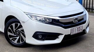 2017 Honda Civic 10th Gen MY16 VTi-S White 1 Speed Constant Variable Sedan.