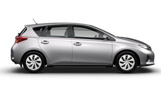 2014 Toyota Corolla ZRE182R Ascent Silver Pearl 6 Speed Manual Hatchback.