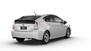 2014 Toyota Prius ZVW30R MY12 Hybrid Silver Pearl Continuous Variable Hatchback