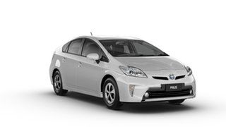 2014 Toyota Prius ZVW30R MY12 Hybrid Silver Pearl Continuous Variable Hatchback.
