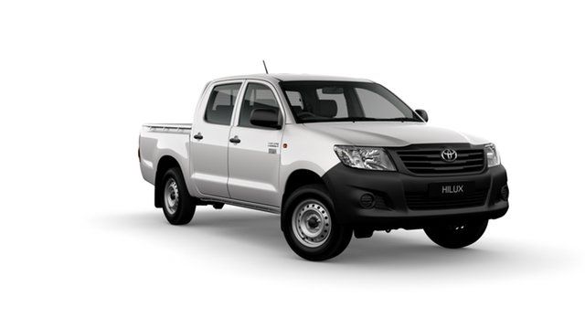 New Toyota Hilux TGN16R MY14 Workmate Albion, 2014 Toyota Hilux TGN16R MY14 Workmate Glacier White 4 Speed Automatic Dual Cab Pick-up