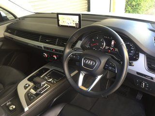 2017 Audi Q7 4M MY18 3.0 TDI Quattro (160kW) White 8 Speed Automatic Tiptronic Wagon.