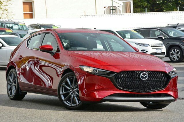 New Mazda 3 BP2HLA G25 SKYACTIV-Drive GT Liverpool, 2024 Mazda 3 BP2HLA G25 SKYACTIV-Drive GT Soul Red Crystal 6 Speed Sports Automatic Hatchback