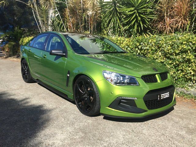 Used Holden Special Vehicles ClubSport Gen-F2 R8 SV Black LS3 Bowen Hills, 2016 Holden Special Vehicles ClubSport Gen-F2 R8 SV Black LS3 Green 6 Speed Auto Active Select Sedan