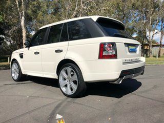 2010 Land Rover Range Rover Sport L320 10MY TDV6 White 6 Speed Automatic Wagon