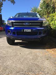 2014 Ford Ranger PX XL 2.2 (4x4) Blue 6 Speed Manual Cab Chassis