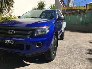 2014 Ford Ranger PX XL 2.2 (4x4) Blue 6 Speed Manual Cab Chassis