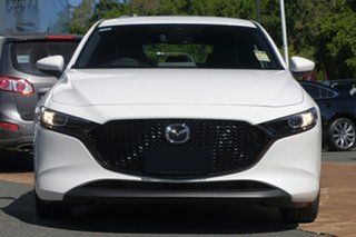 2023 Mazda 3 BP2H7A G20 SKYACTIV-Drive Touring White 6 Speed Sports Automatic Hatchback