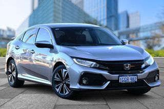 2017 Honda Civic 10th Gen MY17 VTi-LX Billet Silver 1 Speed Constant Variable Hatchback.