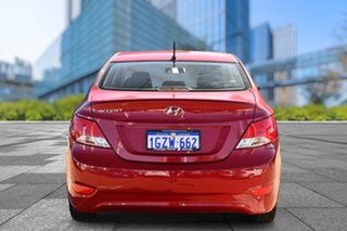 2016 Hyundai Accent RB3 MY16 Active Red/Black 6 Speed Constant Variable Sedan