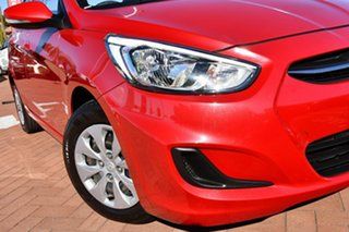 2016 Hyundai Accent RB3 MY16 Active Red/Black 6 Speed Constant Variable Sedan.