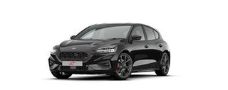 2020 Ford Focus SA MY21 ST Agate Black 7 Speed Automatic Hatchback.