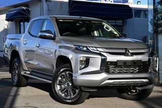 2023 Mitsubishi Triton MR MY23 GLS Double Cab Sterling Silver 6 Speed Sports Automatic Utility