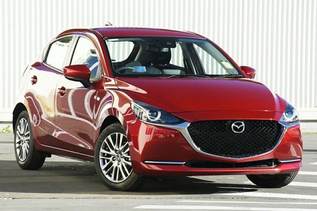 New Mazda 2 DJ2HAA G15 SKYACTIV-Drive Evolve Bundamba, 2023 Mazda 2 DJ2HAA G15 SKYACTIV-Drive Evolve Soul Red Crystal 6 Speed Sports Automatic Hatchback