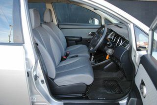 2009 Nissan Tiida C11 MY07 ST Platinum Silver 4 Speed Automatic Hatchback