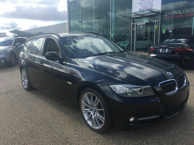 Used BMW 3 Series E91 MY11 320d Touring Steptronic Lifestyle Fyshwick, 2012 BMW 3 Series E91 MY11 320d Touring Steptronic Lifestyle Black 6 Speed Sports Automatic Wagon