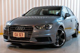 2016 Audi A3 8V MY16 Attraction S Tronic Grey 7 Speed Sports Automatic Dual Clutch Sedan.