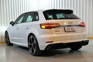 2018 Audi RS 3 8V MY18 Sportback S Tronic Quattro White 7 Speed Sports Automatic Dual Clutch