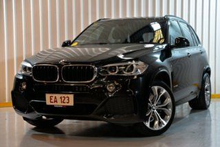 2014 BMW X5 F15 xDrive30d Black 8 Speed Sports Automatic Wagon.