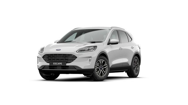 New Ford Escape ZH 2023.25MY Ebbw Vale, 2022 Ford Escape ZH 2023.25MY Frozen White 8 Speed Sports Automatic SUV
