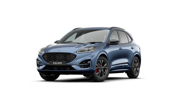 New Ford Escape ZH 2023.25MY ST-Line Townsville, 2023 Ford Escape ZH 2023.25MY ST-Line Blue Metallic 8 Speed Sports Automatic SUV