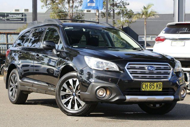 Used Subaru Outback B6A MY16 2.5i CVT AWD Bankstown, 2016 Subaru Outback B6A MY16 2.5i CVT AWD Black 6 Speed Constant Variable Wagon