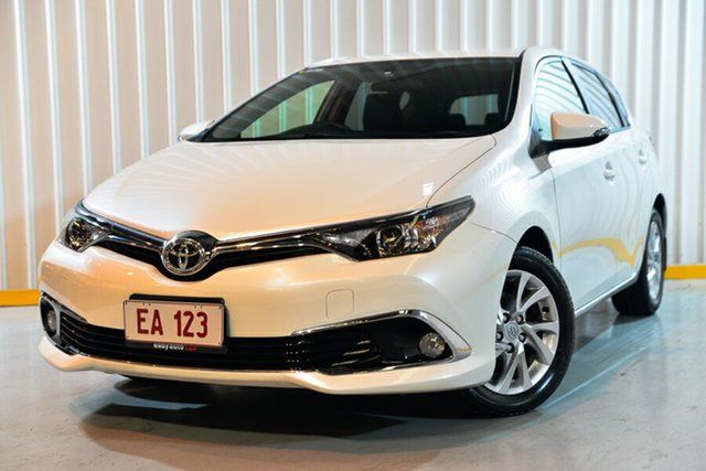 Used Toyota Corolla ZRE182R Ascent Sport S-CVT Hendra, 2017 Toyota Corolla ZRE182R Ascent Sport S-CVT White 7 Speed Constant Variable Hatchback