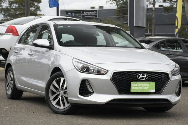Used Hyundai i30 PD2 MY19 Active Bankstown, 2019 Hyundai i30 PD2 MY19 Active Silver 6 Speed Sports Automatic Hatchback