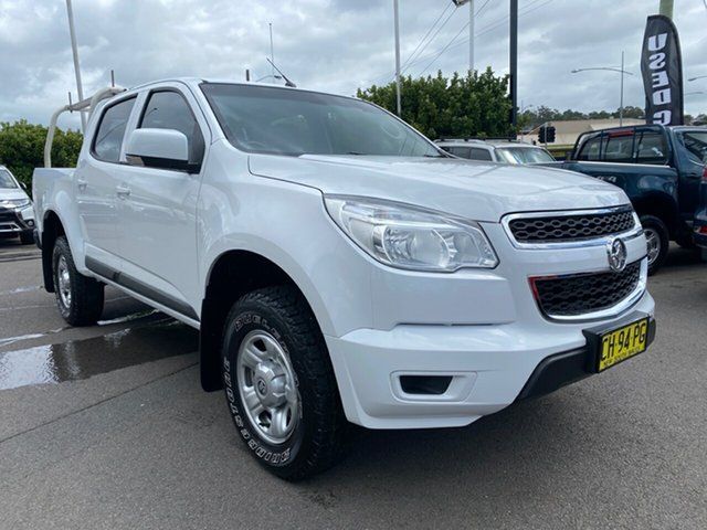 Used Holden Colorado RG MY16 LS Crew Cab Cardiff, 2016 Holden Colorado RG MY16 LS Crew Cab White 6 Speed Manual Cab Chassis