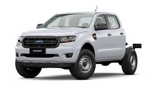 2020 Ford Ranger PX MkIII MY21.25 XL 3.2 (4x4) Arctic White 6 Speed Automatic Double Cab Chassis.