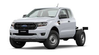 2020 Ford Ranger PX MkIII MY21.25 XL 3.2 (4x4) Arctic White 6 Speed Automatic Super Cab Chassis.