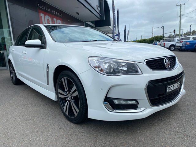 Used Holden Commodore VF II MY16 SV6 Cardiff, 2015 Holden Commodore VF II MY16 SV6 White 6 Speed Manual Sedan