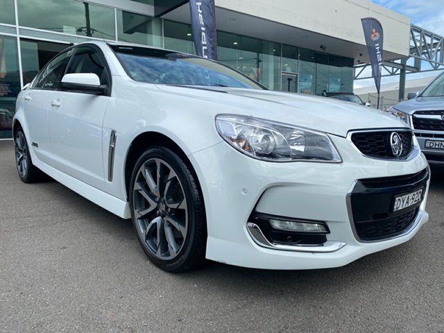 Used Holden Commodore VF II MY16 SS V Cardiff, 2015 Holden Commodore VF II MY16 SS V White 6 Speed Manual Sedan