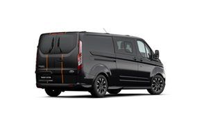 2022 Ford Transit Custom VN 2023.25MY 320L (Low Roof) Sport Agate Black Metallic 6 Speed Automatic