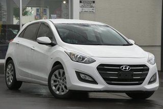 2016 Hyundai i30 GD4 Series II MY17 Active DCT White 7 Speed Sports Automatic Dual Clutch Hatchback.