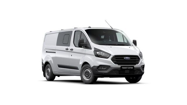 New Ford Transit Custom VN 2023.25MY 340L (Low Roof) Townsville, 2023 Ford Transit Custom VN 2023.25MY 340L (Low Roof) Frozen White 6 Speed Automatic Double Cab Van