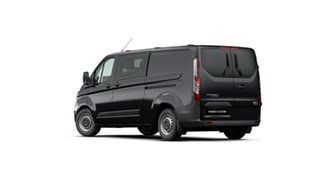 2023 Ford Transit Custom VN 2023.25MY 340L (Low Roof) Agate Black 6 Speed Automatic Double Cab Van