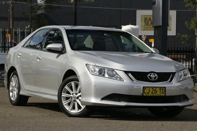 Used Toyota Aurion GSV50R AT-X Bankstown, 2016 Toyota Aurion GSV50R AT-X Silver 6 Speed Sports Automatic Sedan