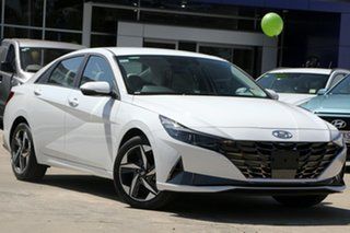 2023 Hyundai i30 CN7.V1 MY23 Elite White 6 Speed Sports Automatic Sedan.