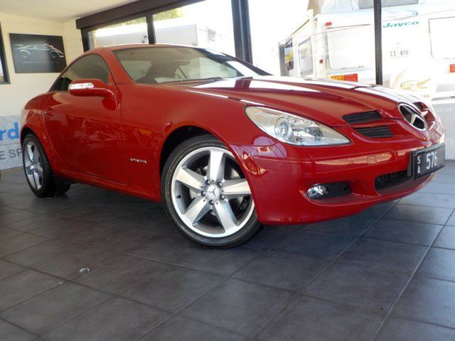 Used Mercedes-Benz SLK-Class R171 MY06 SLK200 Kompressor Broadview, 2005 Mercedes-Benz SLK-Class R171 MY06 SLK200 Kompressor Red 5 Speed Automatic Roadster