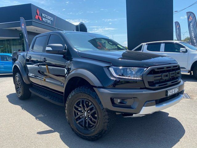 Used Ford Ranger PX MkIII 2020.75MY Raptor Cardiff, 2020 Ford Ranger PX MkIII 2020.75MY Raptor Black 10 Speed Sports Automatic Double Cab Pick Up