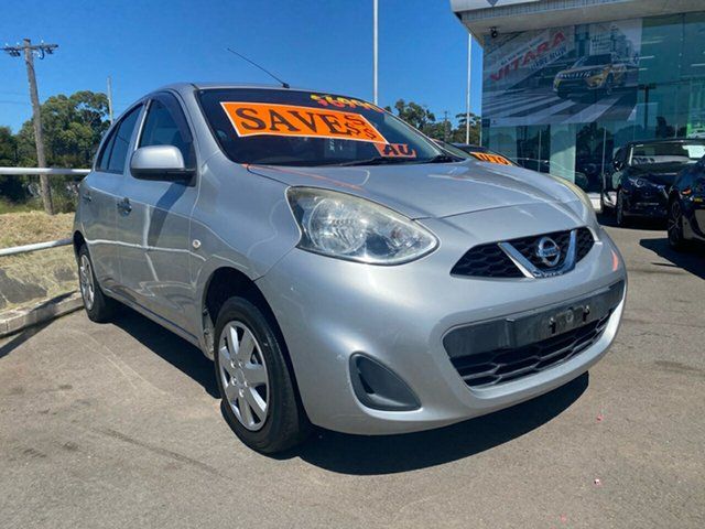 Used Nissan Micra K13 Series 4 MY15 ST Cardiff, 2015 Nissan Micra K13 Series 4 MY15 ST Silver 5 Speed Manual Hatchback