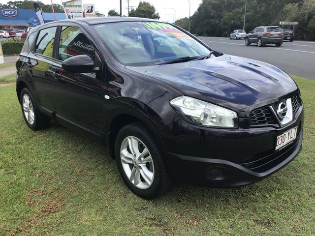 Used Nissan Dualis J10 Series II MY2010 ST Hatch X-tronic Caloundra, 2012 Nissan Dualis J10 Series II MY2010 ST Hatch X-tronic Nightshade 6 Speed Constant Variable