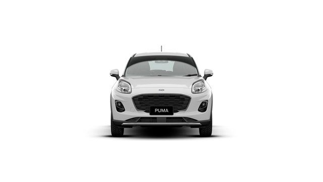 Demo Ford Puma JK 2020.75MY Puma Parramatta, 2020 Ford Puma JK 2020.75MY Puma Frozen White 7 Speed Sports Automatic Dual Clutch Wagon