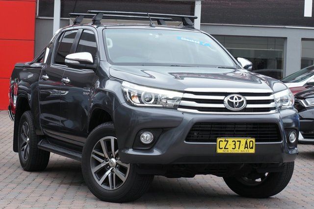 Used Toyota Hilux GUN126R SR5 Double Cab Parramatta, 2015 Toyota Hilux GUN126R SR5 Double Cab Grey 6 Speed Sports Automatic Utility