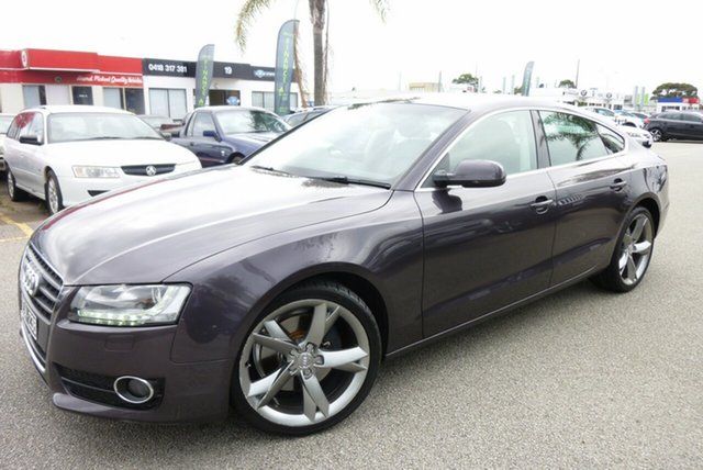 Used Audi A5 8T MY10 Sportback S Tronic Quattro Cheltenham, 2010 Audi A5 8T MY10 Sportback S Tronic Quattro Grey 7 Speed Sports Automatic Dual Clutch Hatchback