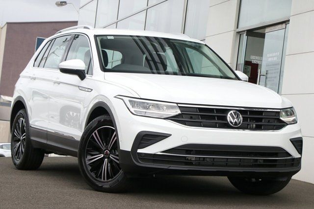 New Volkswagen Tiguan 5N MY23 110TSI Life DSG 2WD Newstead, 2023 Volkswagen Tiguan 5N MY23 110TSI Life DSG 2WD Pure White 6 Speed Sports Automatic Dual Clutch