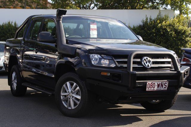 Used Volkswagen Amarok 2H MY15 TDI420 4MOTION Perm Core Mount Gravatt, 2015 Volkswagen Amarok 2H MY15 TDI420 4MOTION Perm Core Black 8 Speed Automatic Cab Chassis