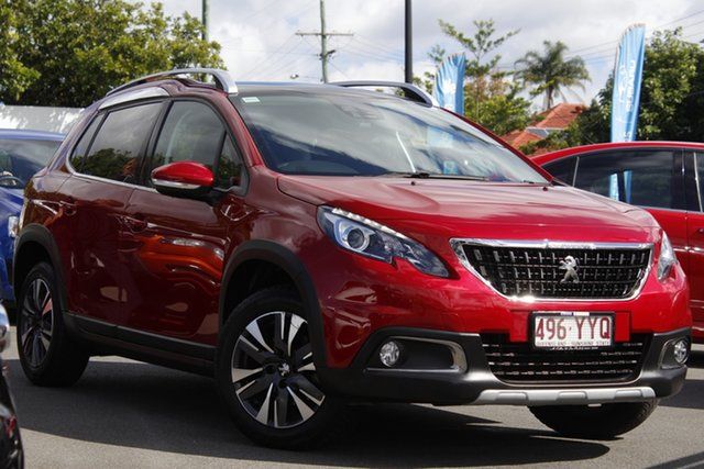 Used Peugeot 2008 A94 MY18 Allure Mount Gravatt, 2018 Peugeot 2008 A94 MY18 Allure Red 6 Speed Sports Automatic Wagon