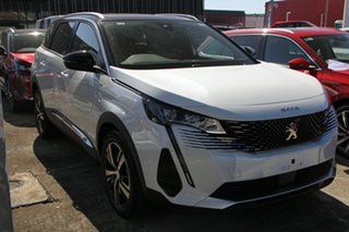 2021 Peugeot 5008 P87 MY21 GT White 6 Speed Automatic Wagon.